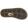OLUKAI Ki’i Men’s Beach Sandals, Quick-Dry Flip-Flop Slides, Water Resistant & Lightweight, Compression Molded Footbed & Ultra-Soft Comfort Fit(Lava Rock/Lava Rock)