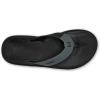 OLUKAI Ki’i Men’s Beach Sandals, Quick-Dry Flip-Flop Slides, Water Resistant & Lightweight, Compression Molded Footbed & Ultra-Soft Comfort Fit(Rock/Lava Rock)