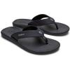 OLUKAI Ki’i Men’s Beach Sandals, Quick-Dry Flip-Flop Slides, Water Resistant & Lightweight, Compression Molded Footbed & Ultra-Soft Comfort Fit(Trench Blue/Tren)