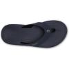 OLUKAI Ki’i Men’s Beach Sandals, Quick-Dry Flip-Flop Slides, Water Resistant & Lightweight, Compression Molded Footbed & Ultra-Soft Comfort Fit(Trench Blue/Tren)