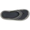 OLUKAI Men’s Akeu Beach Sandals, Water-Resistant Flip-Flops for Casual Wear, Wet Grip Rubber Outsole, All-Day Comfort & Arch Support(Rock/Rock)