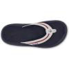 OLUKAI Ohana Palua Men’s Water Friendly Sandals, Everyday Flip Flops, Arch Support & Comfort Fit, Lightweight & Durable, Enhanced Grip & Traction(Bright White/Ame)