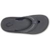 OLUKAI Ohana Palua Men’s Water Friendly Sandals, Everyday Flip Flops, Arch Support & Comfort Fit, Lightweight & Durable, Enhanced Grip & Traction(Tradewind Grey/Seagreen)