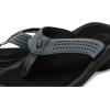 OLUKAI Ulele Men’s Beach Sandals, Water Resistant Flip Flops, Arch Support & Comfort Fit, Lightweight & Durable, Enhanced Grip & Traction(Dark Shadow/Lava Rock)
