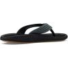 OLUKAI Ulele Men’s Beach Sandals, Water Resistant Flip Flops, Arch Support & Comfort Fit, Lightweight & Durable, Enhanced Grip & Traction(Dark Shadow/Lava Rock)