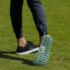 OLUKAI Wai’alae Men’s Golf Shoes, Spikeless Golf Shoes, Supple Full-Grain Leather & Contoured Footbed, Waterproof & Stain-Resistant(Black/Black)