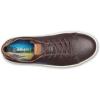 OLUKAI Wai’alae Men’s Golf Shoes, Spikeless Golf Shoes, Supple Full-Grain Leather & Contoured Footbed, Waterproof & Stain-Resistant(Dk Wood/Dk Wood)