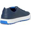 OLUKAI Wai’alae Men’s Golf Shoes, Spikeless Golf Shoes, Supple Full-Grain Leather & Contoured Footbed, Waterproof & Stain-Resistant(Mood Indigo/Blossom)