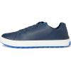 OLUKAI Wai’alae Men’s Golf Shoes, Spikeless Golf Shoes, Supple Full-Grain Leather & Contoured Footbed, Waterproof & Stain-Resistant(Mood Indigo/Blossom)