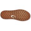 OLUKAI Wai’alae Men’s Golf Shoes, Spikeless Golf Shoes, Supple Full-Grain Leather & Contoured Footbed, Waterproof & Stain-Resistant(Stone/Stone)