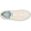 OLUKAI Wai’alae Men’s Golf Shoes, Spikeless Golf Shoes, Supple Full-Grain Leather & Contoured Footbed, Waterproof & Stain-Resistant(White Sand/Blue Pearl)