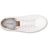 OLUKAI Wai’alae Men’s Golf Shoes, Spikeless Golf Shoes, Supple Full-Grain Leather & Contoured Footbed, Waterproof & Stain-Resistant(White/Tan)