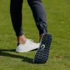 OLUKAI Wai’alae Men’s Golf Shoes, Spikeless Golf Shoes, Supple Full-Grain Leather & Contoured Footbed, Waterproof & Stain-Resistant(White/White)