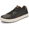 OLUKAI Wai’alae Men’s Golf Shoes, Spikeless Golf Shoes, Supple Full-Grain Leather & Contoured Footbed, Waterproof & Stain-Resistant(Black/Black)