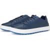 OLUKAI Wai’alae Men’s Golf Shoes, Spikeless Golf Shoes, Supple Full-Grain Leather & Contoured Footbed, Waterproof & Stain-Resistant(Mood Indigo/Blossom)
