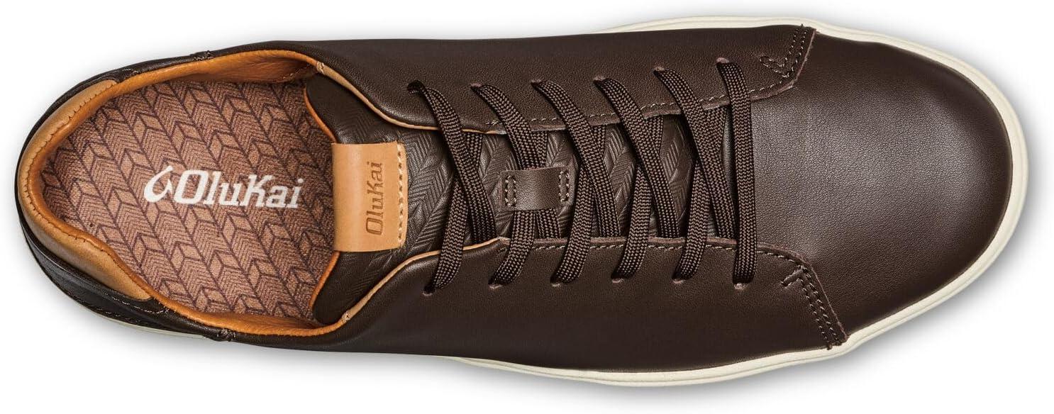 image:imageOLUKAI Laeahi Li Ili Mens Waterproof Leather Sneaker Versatile amp Casual Everyday Shoe AllDay Comfort amp Support Enhanced Grip amp TractionDk JavaDk Java