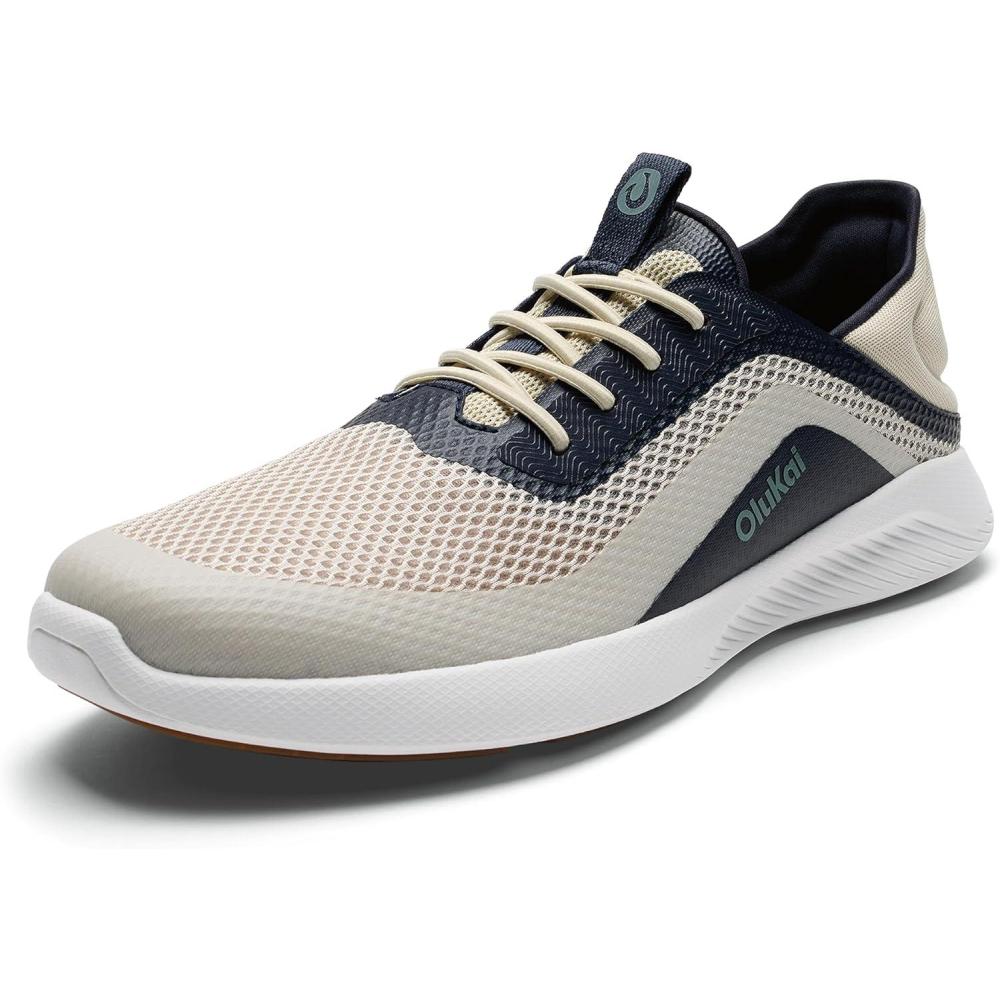 image:imageOLUKAI Kialoa Mens Water Friendly SlipOn Sneakers Breathable Walking Shoes with Wet Grip Lightweight amp Comfortable Casual Shoe for EverydayTapaTrench Blue