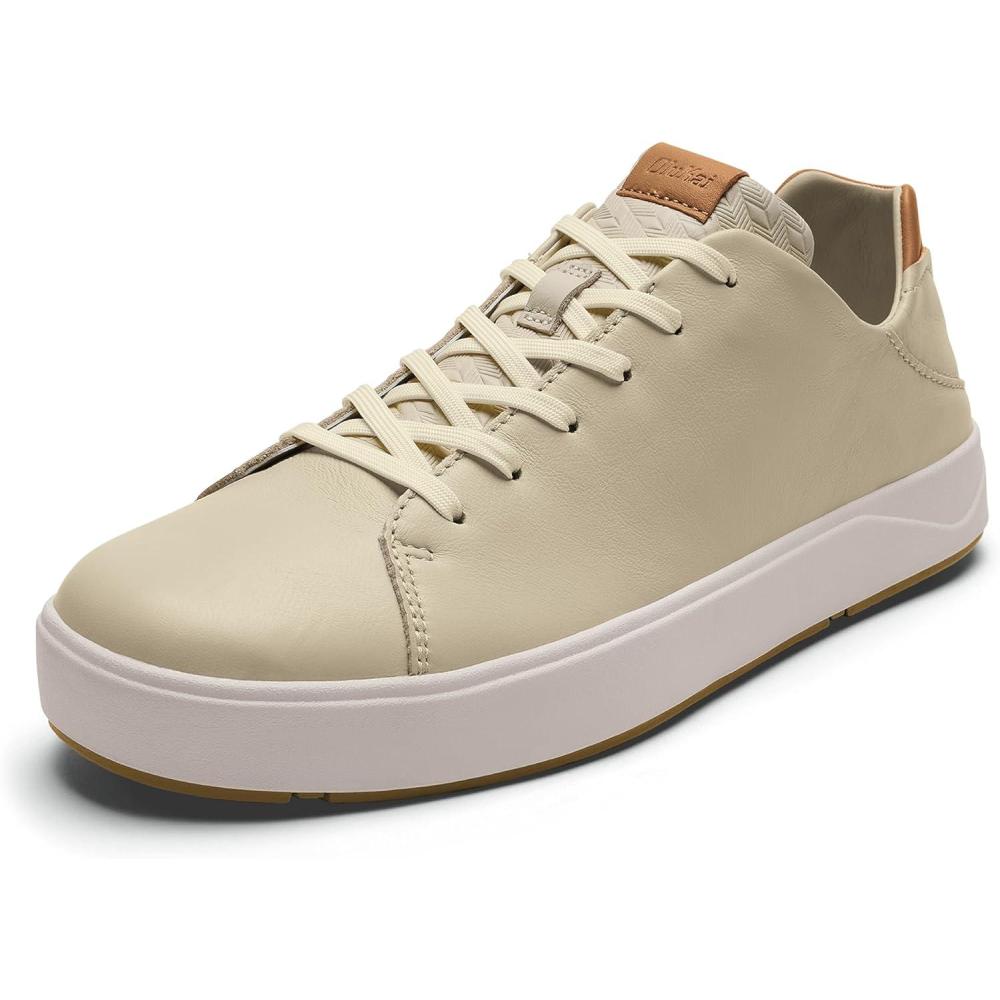 image:imageOLUKAI Laeahi Li Ili Mens Waterproof Leather Sneaker Versatile amp Casual Everyday Shoe AllDay Comfort amp Support Enhanced Grip amp TractionTapaTapa