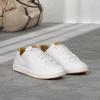 OLUKAI Lae’ahi Li ‘Ili Men’s Waterproof Leather Sneaker, Versatile & Casual Everyday Shoe, All-Day Comfort & Support, Enhanced Grip & Traction(Bright White/Bright White)