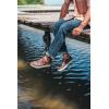 OLUKAI Lae’ahi Li ‘Ili Men’s Waterproof Leather Sneaker, Versatile & Casual Everyday Shoe, All-Day Comfort & Support, Enhanced Grip & Traction(Dk Wood/Dk Wood)