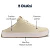 OLUKAI Lae’ahi Li ‘Ili Men’s Waterproof Leather Sneaker, Versatile & Casual Everyday Shoe, All-Day Comfort & Support, Enhanced Grip & Traction(Tapa/Tapa)