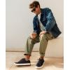 OLUKAI Lae’ahi Li ‘Ili Men’s Waterproof Leather Sneaker, Versatile & Casual Everyday Shoe, All-Day Comfort & Support, Enhanced Grip & Traction(Trench Blue/Trench Blue)