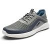 OLUKAI Kialoa Men’s Water Friendly Slip-On Sneakers, Breathable Walking Shoes with Wet Grip, Lightweight & Comfortable Casual Shoe for Everyday(Charcoal/Sharkskin)