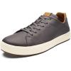 OLUKAI Lae’ahi Li ‘Ili Men’s Waterproof Leather Sneaker, Versatile & Casual Everyday Shoe, All-Day Comfort & Support, Enhanced Grip & Traction(Stone/Stone)