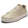 OLUKAI Lae’ahi Li ‘Ili Men’s Waterproof Leather Sneaker, Versatile & Casual Everyday Shoe, All-Day Comfort & Support, Enhanced Grip & Traction(Tapa/Tapa)