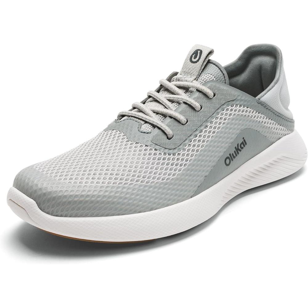image:imageOLUKAI Kialoa Womens Water Friendly SlipOn Sneakers Breathable Walking Shoes with Wet Grip Lightweight amp Comfortable Casual Shoe for EverydaySterlingPoi