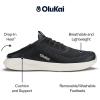 OLUKAI Kialoa Women’s Water Friendly Slip-On Sneakers, Breathable Walking Shoes with Wet Grip, Lightweight & Comfortable Casual Shoe for Everyday(Lava Rock/Lava Rock)