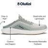 OLUKAI Kialoa Women’s Water Friendly Slip-On Sneakers, Breathable Walking Shoes with Wet Grip, Lightweight & Comfortable Casual Shoe for Everyday(Sterling/Poi)