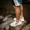 OLUKAI Makiki Men’s All-Terrain Athletic Shoes, Durable Sneakers for Versatile Wear, Lightweight & Breathable, All-Day Comfort & Wear(White Sand/Puka)